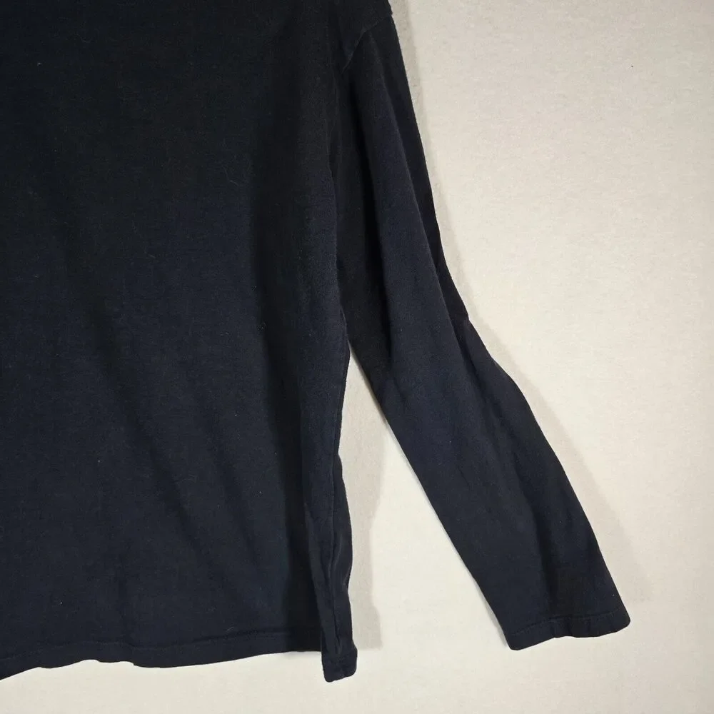Girls small 7/8 Tee shirt, long sleeves, Dark blue, by The Children's place